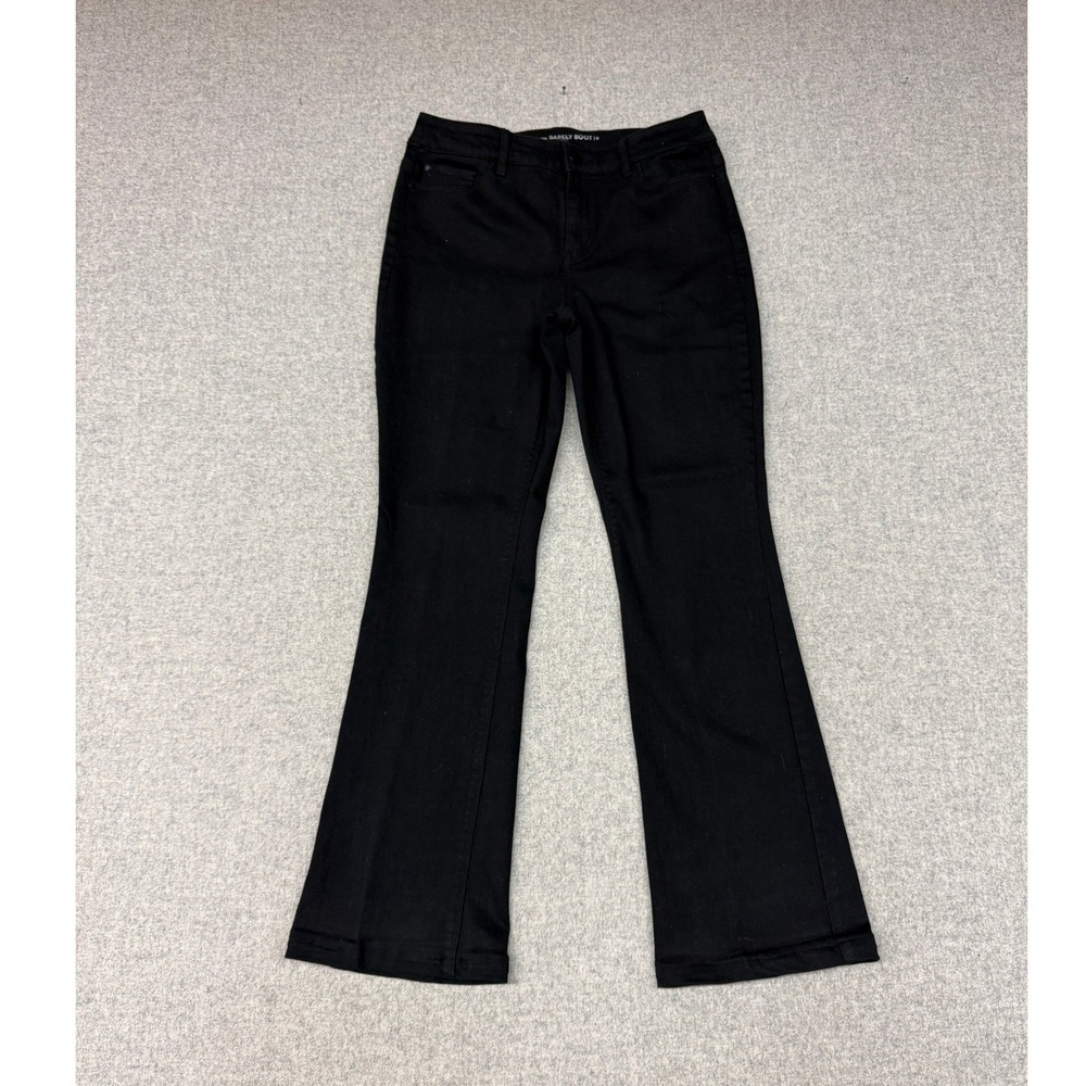 Chico's | Platinum Barely Boot Jeans | 0 Short | Black | Stretch Denim 5-Pocket